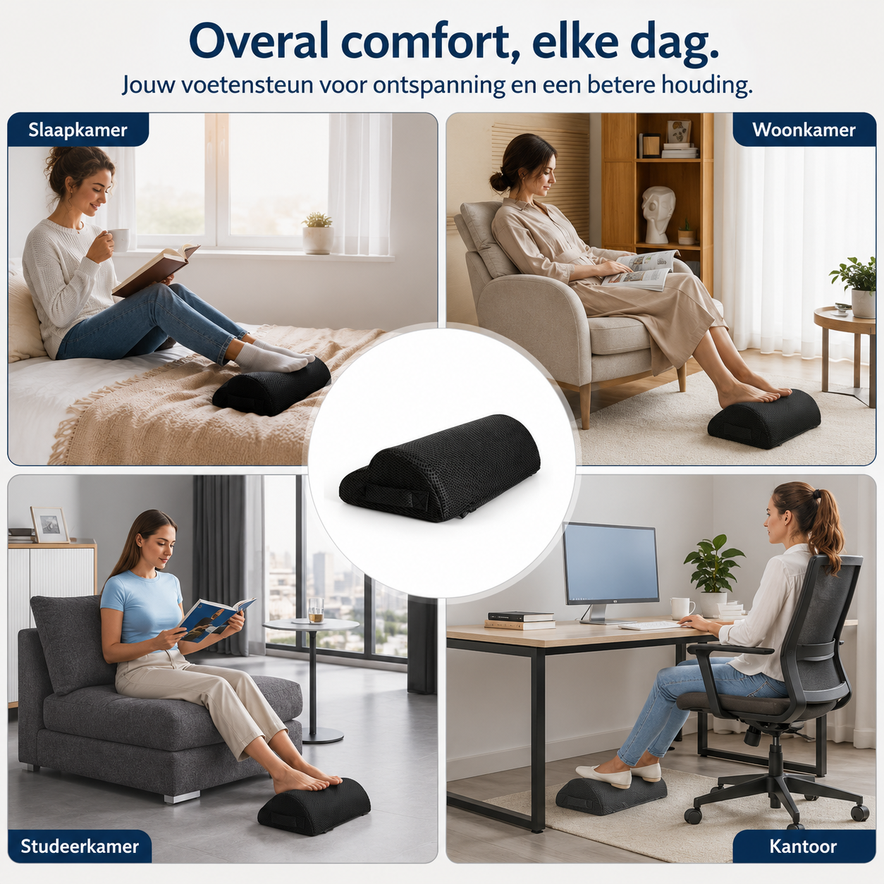 Ergonomische voetensteun
