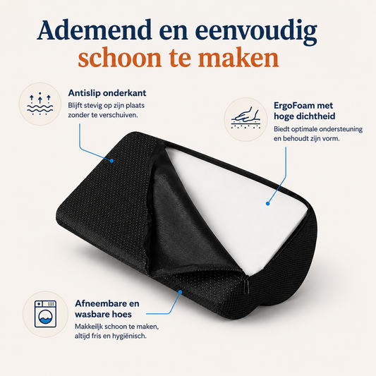 Ergonomische voetensteun